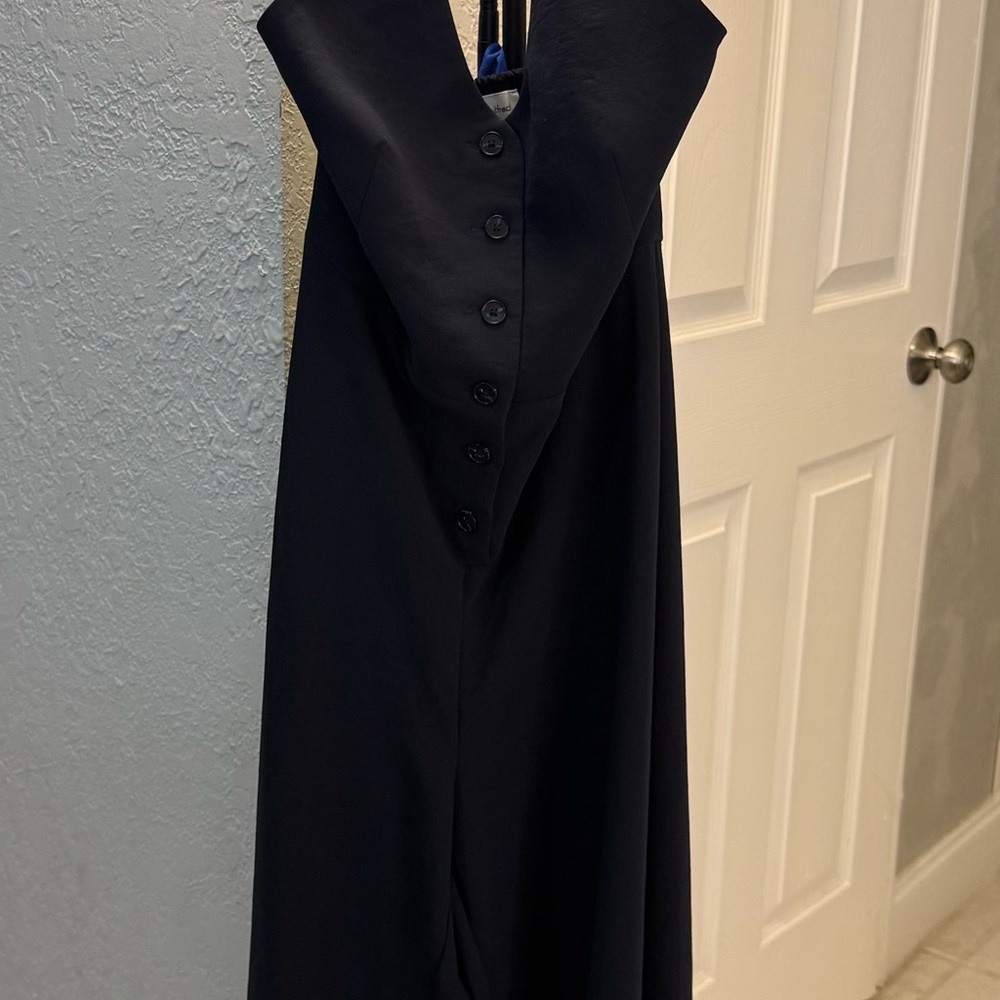 Aritzia Black Strapless Jumpsuit